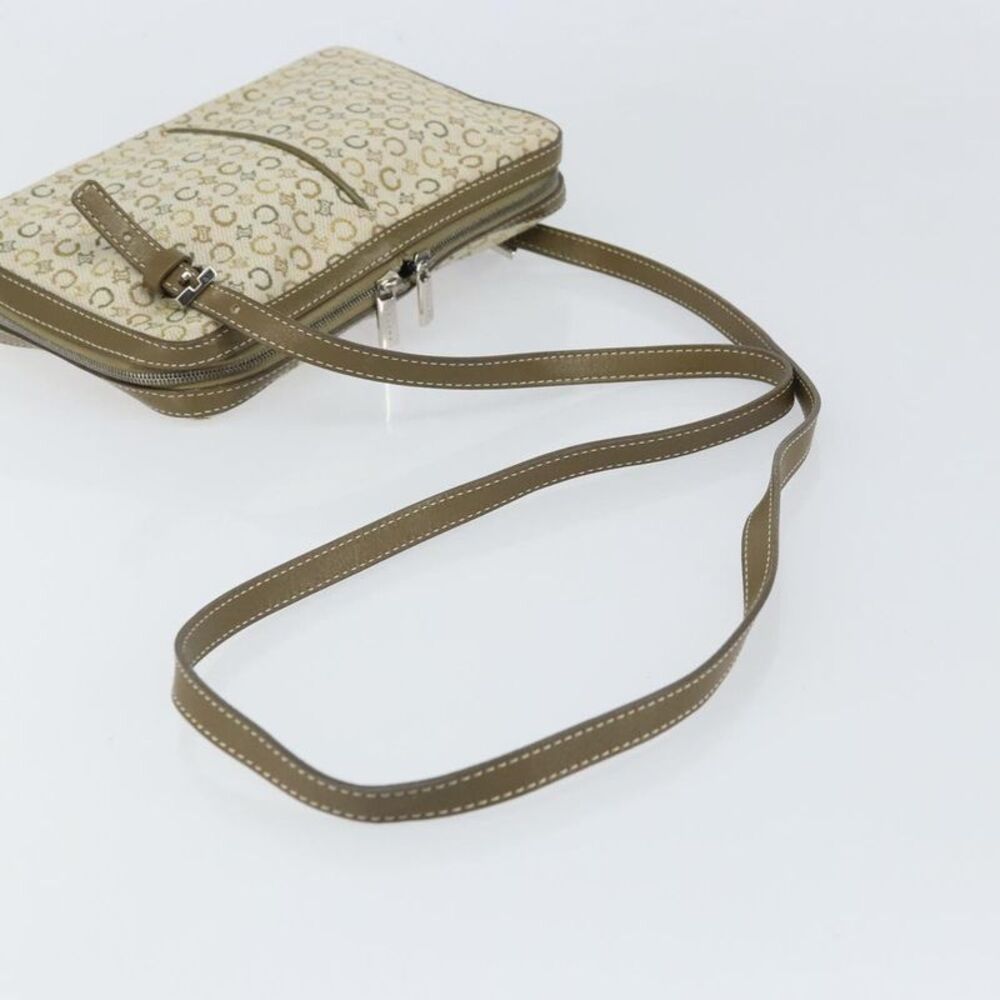 Celine C Macadam Shoulder Canvas Khaki Canvas Shoulder Bag Bag - Picture 8 of 16